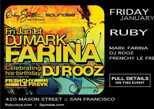 Mark Farina @ Ruby Skye