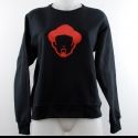 Louie Vega Signature Logo Womens Black Sweatshirt