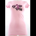 Vega Records "Funky DJ" Womens Crew Neck Pink Tee's