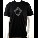 Louie Vega Swarovski Rhinestone Men's Black Tee